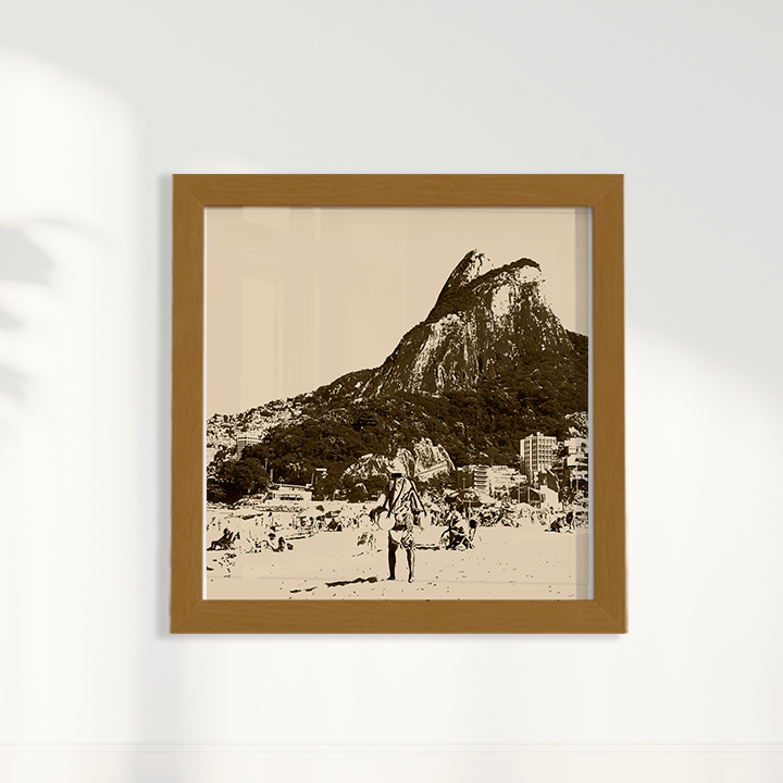 Quadro Leblon em Tons Neutros por Larissa Heitmann