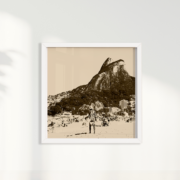 Quadro Leblon em Tons Neutros por Larissa Heitmann