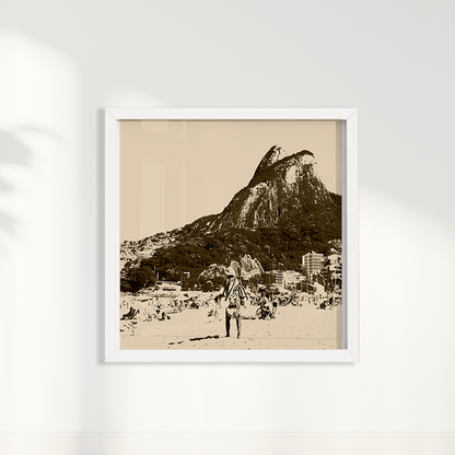 Quadro Leblon em Tons Neutros por Larissa Heitmann