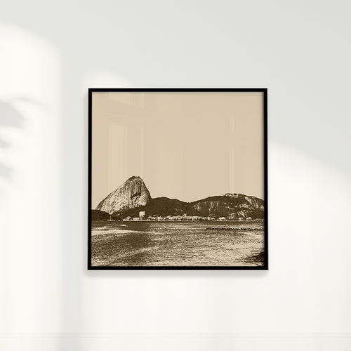 Quadro Rio de Janeiro em Tons Neutros por Larissa Heitmann