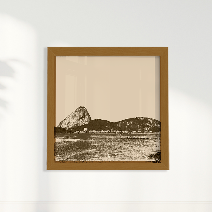 Quadro Rio de Janeiro em Tons Neutros por Larissa Heitmann