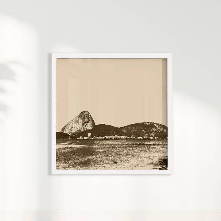 Quadro Rio de Janeiro em Tons Neutros por Larissa Heitmann