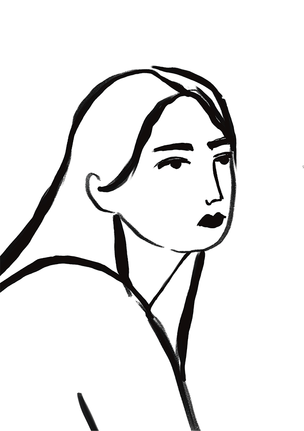 Quadro Retrato por Bruna Miyuki