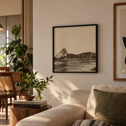 Quadro Rio de Janeiro em Tons Neutros por Larissa Heitmann