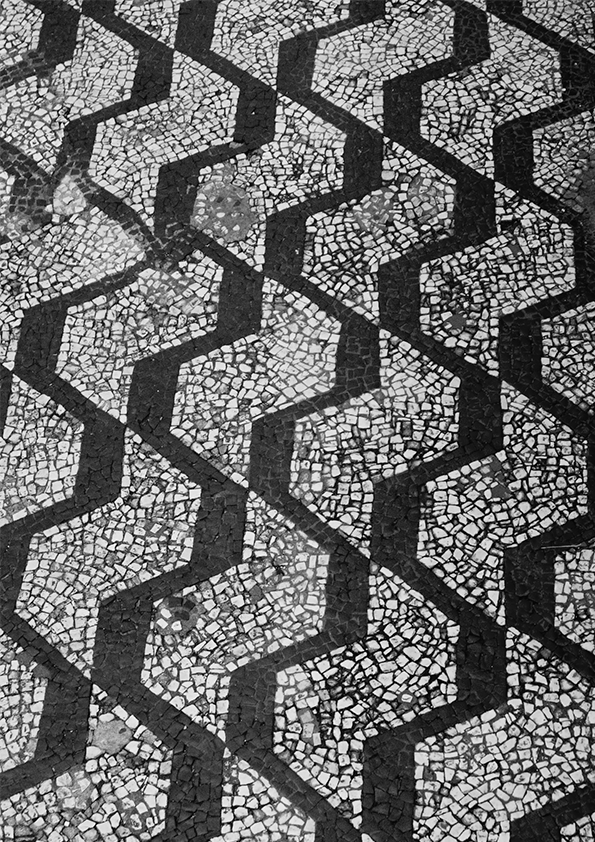 Quadro Pedra portuguesa- São Paulo por Angus Waddacor-McConill