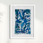 Quadro D.H.G Serie Azul I - Peça única