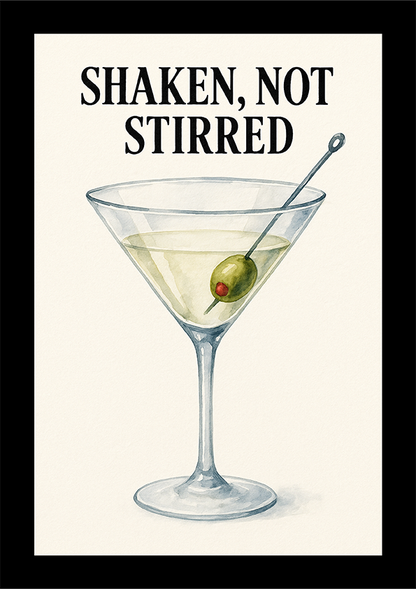 Quadro Shaken - Martini