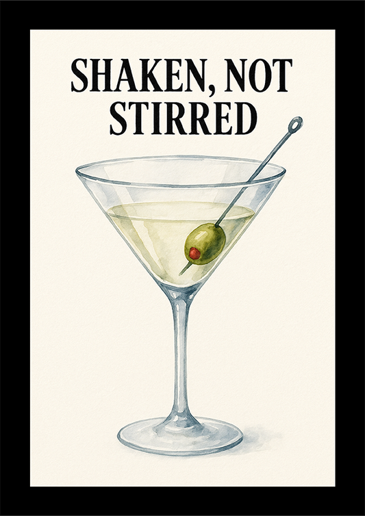 Quadro Shaken - Martini
