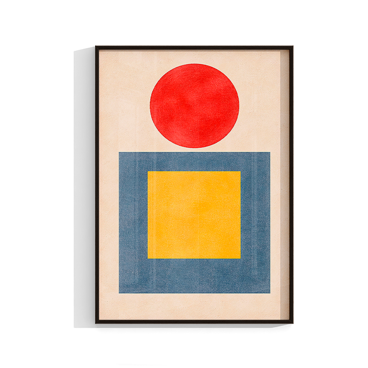Quadro METADE DO QUADRADO por Vitória Fitz