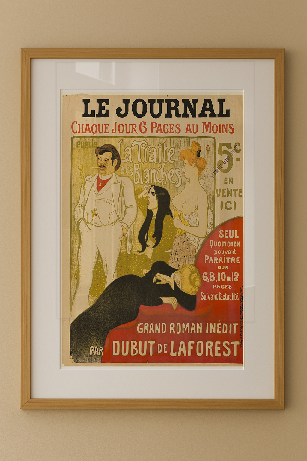 Composição France com Paspatur – Moldura Mel