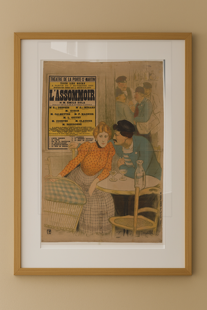 Composição France com Paspatur – Moldura Mel