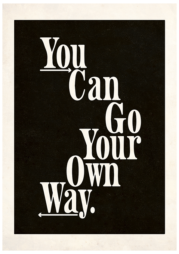 Quadro You Can Go Your Own Way Thiago Villas Boas