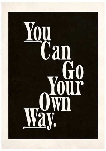 Quadro You Can Go Your Own Way Thiago Villas Boas