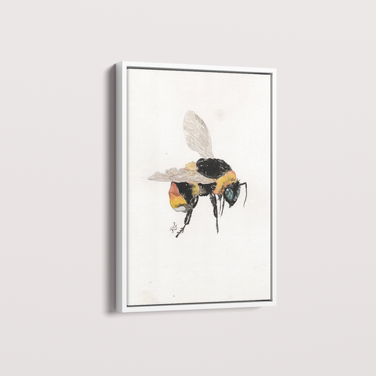 Quadro Abelha por aquarelando