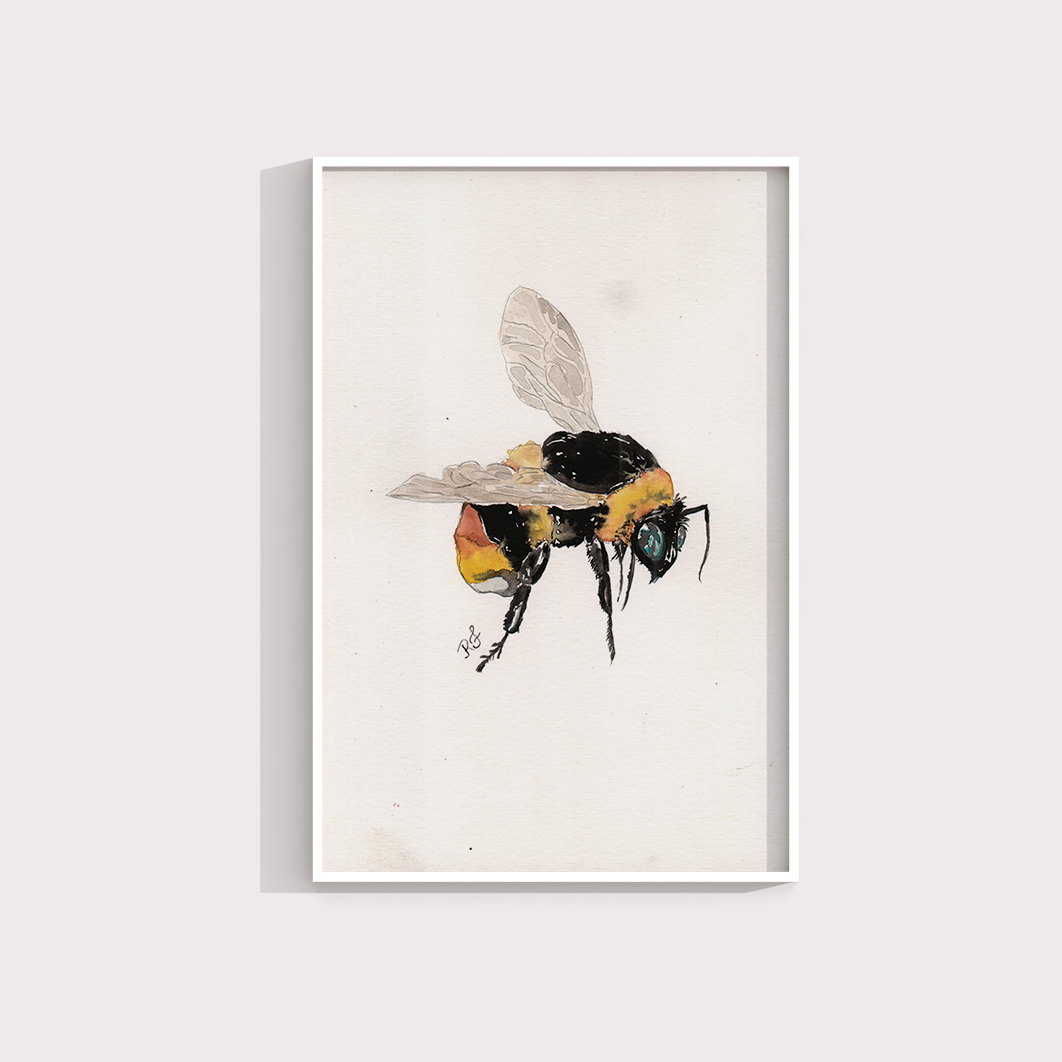 Abelha por aquarelando