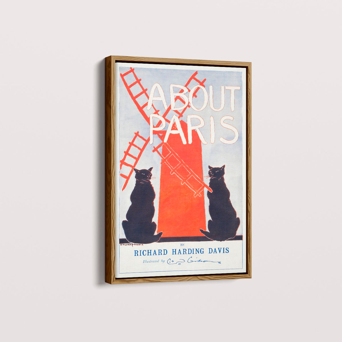 Quadro About Paris - Vintage