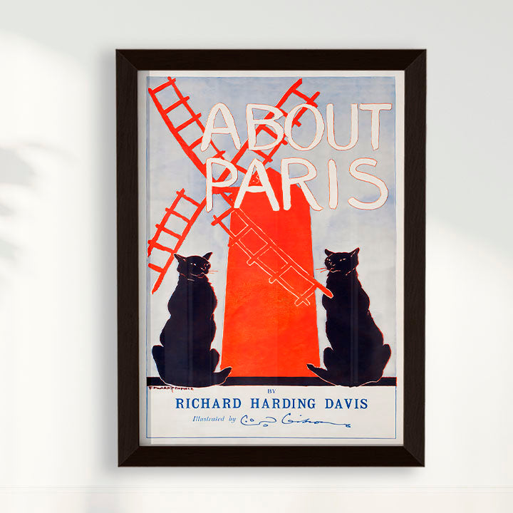 Quadro About Paris - Vintage