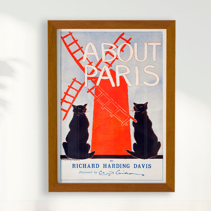 Quadro About Paris - Vintage