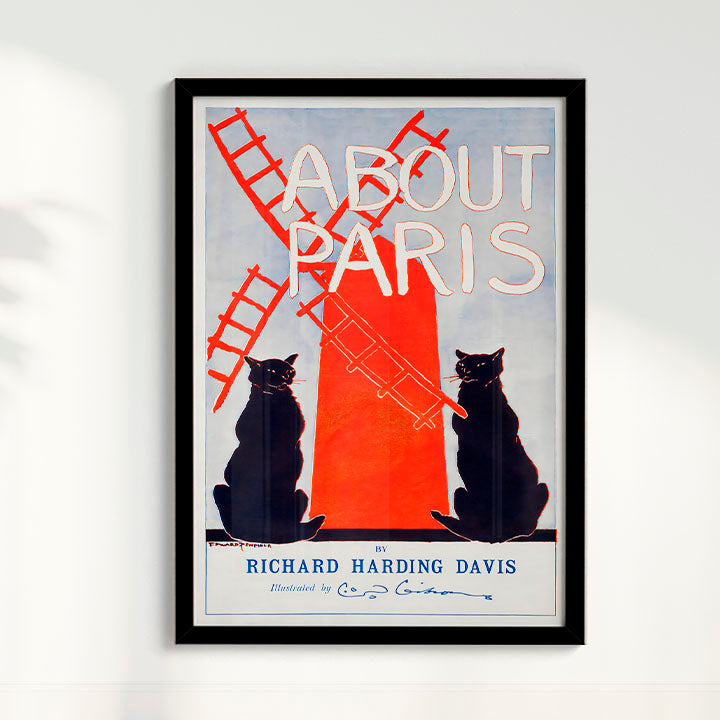 Quadro About Paris - Vintage