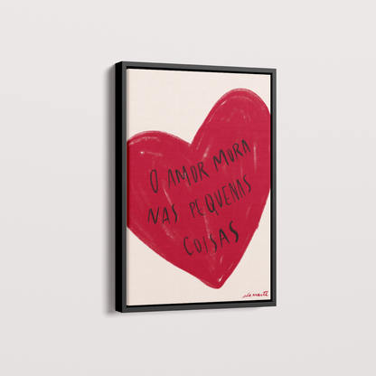 Quadro o Amor por Ela Marte