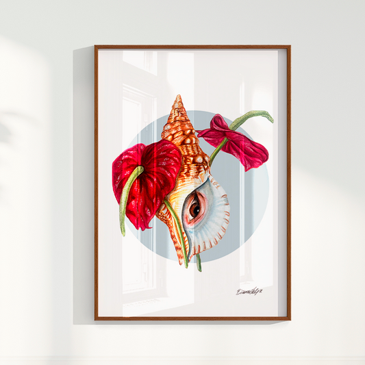 Quadro Antúrio por Bruno Felipe