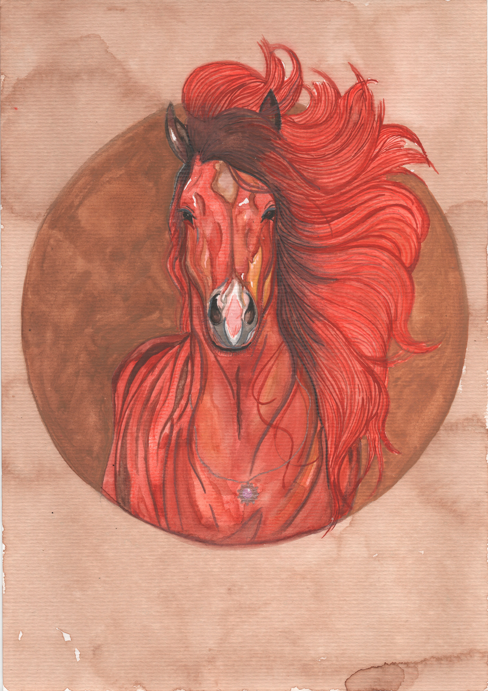 Quadro aquarelando 18 por Rayana Karoline