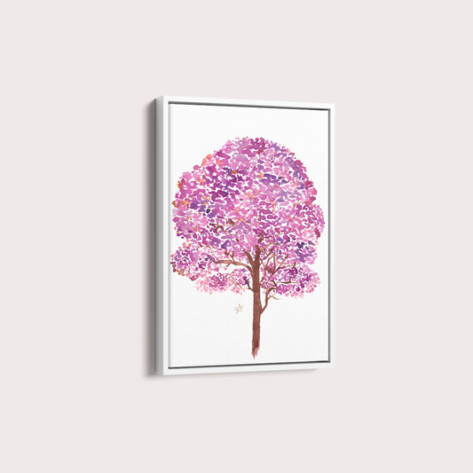 Quadro Ipê Roxo por Aquarelando