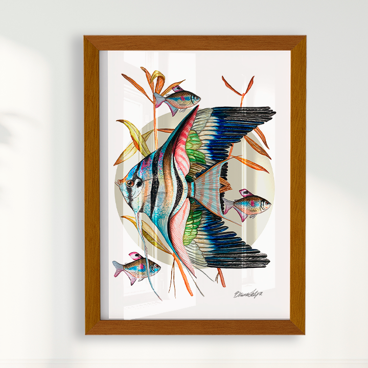 Quadro Aquário por Bruno Felipe