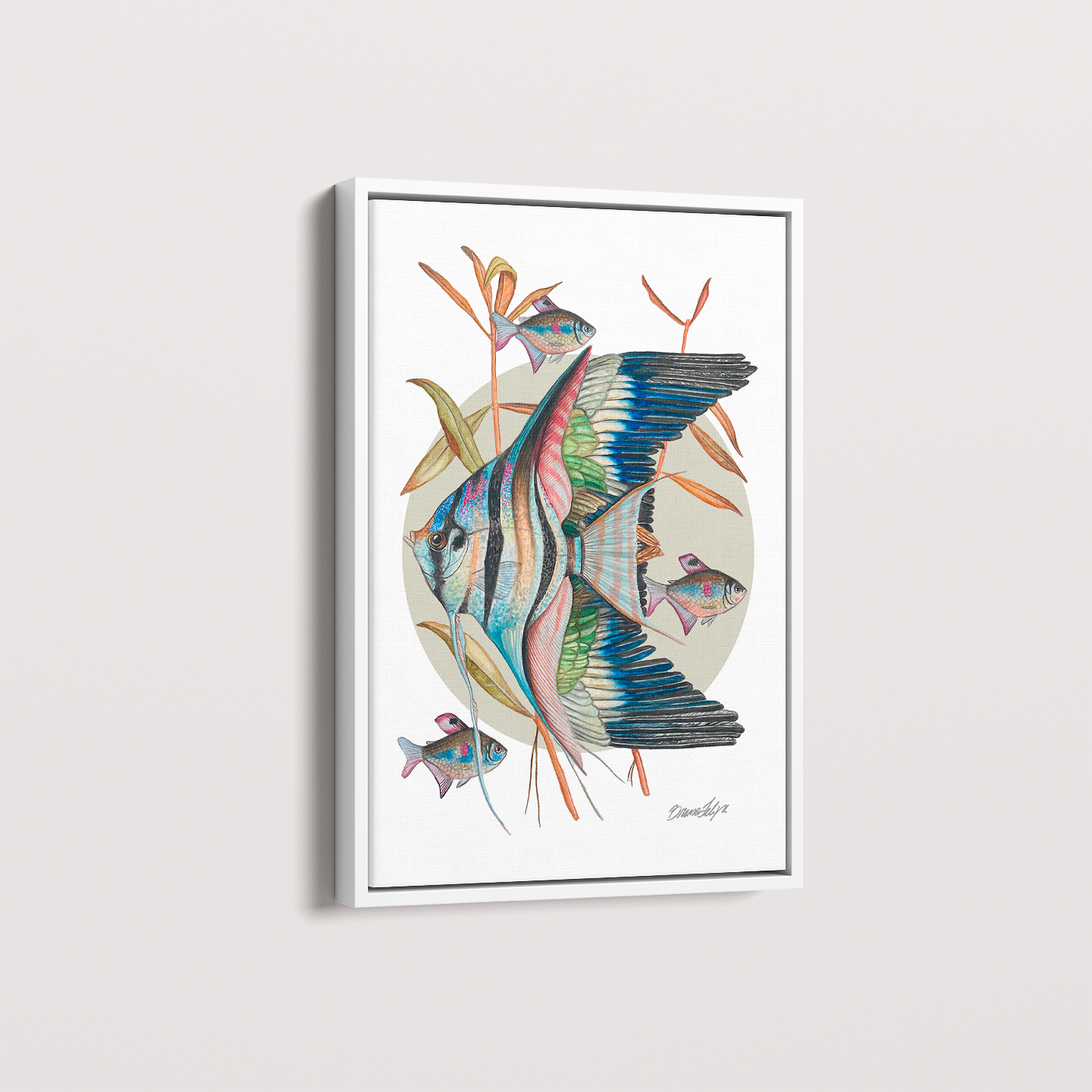 Quadro Aquário por Bruno Felipe