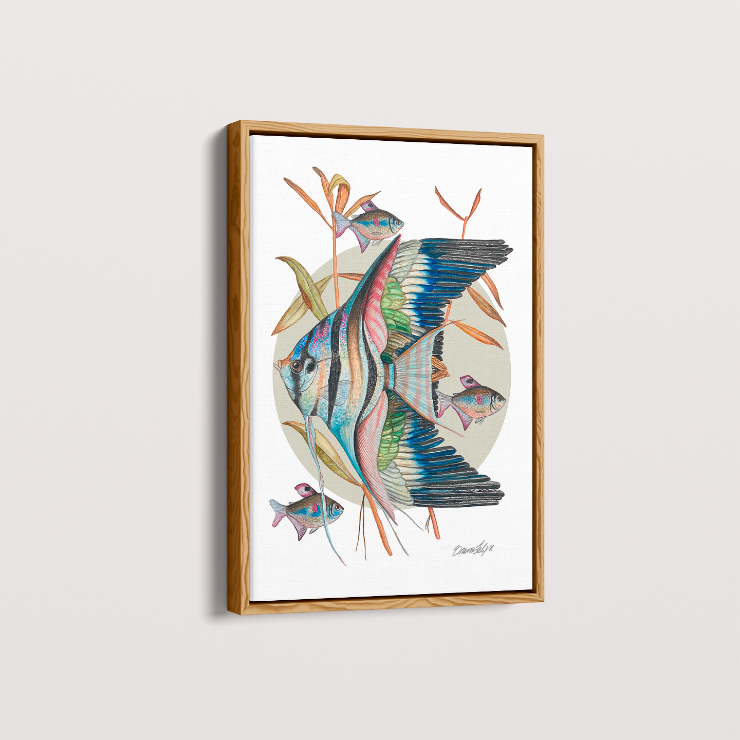 Quadro Aquário por Bruno Felipe