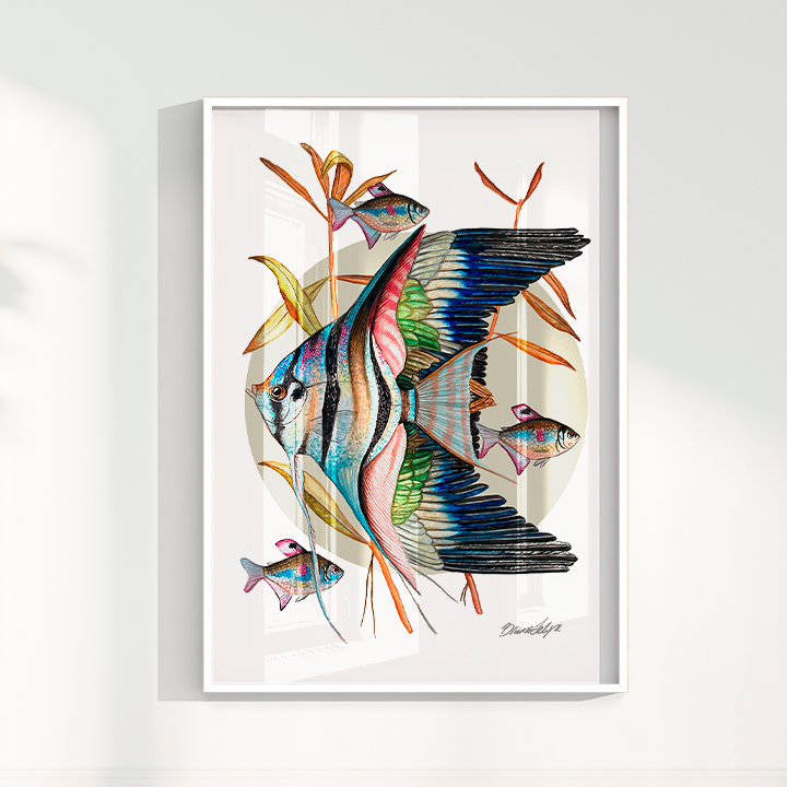 Quadro Aquário por Bruno Felipe