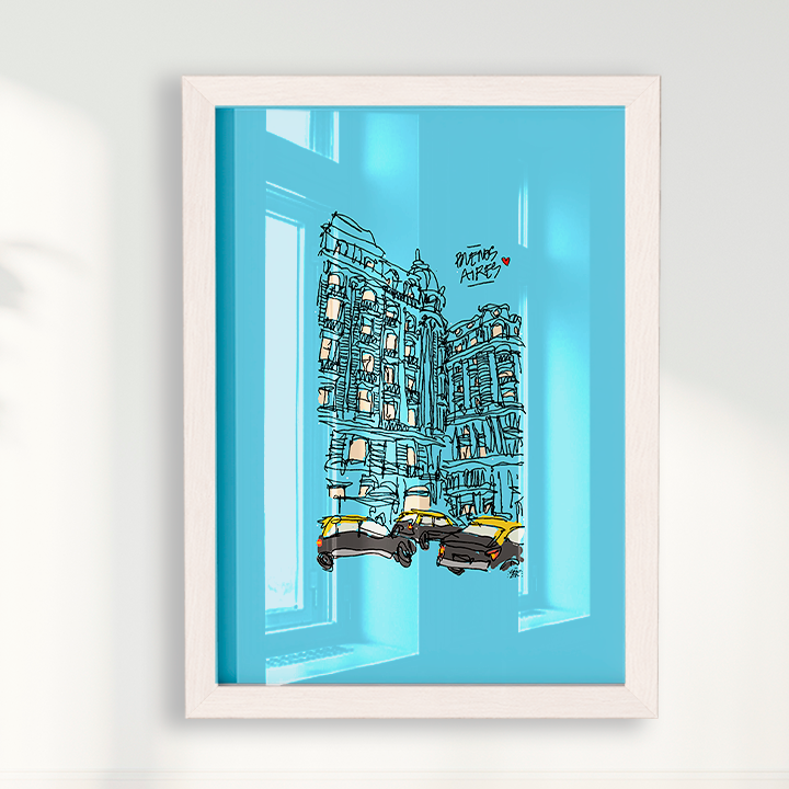 Quadro Buenos Aires II por Samuel Choer