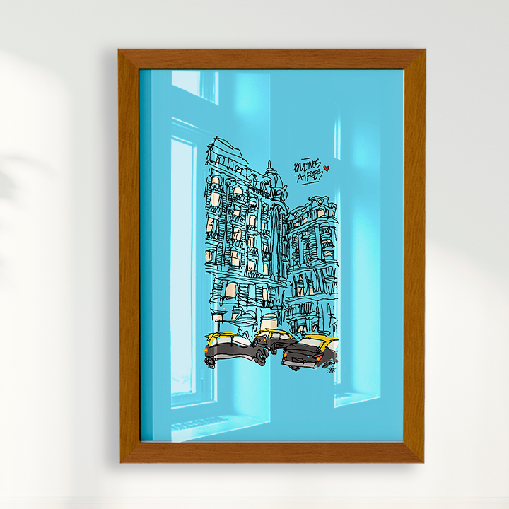 Quadro Buenos Aires II por Samuel Choer