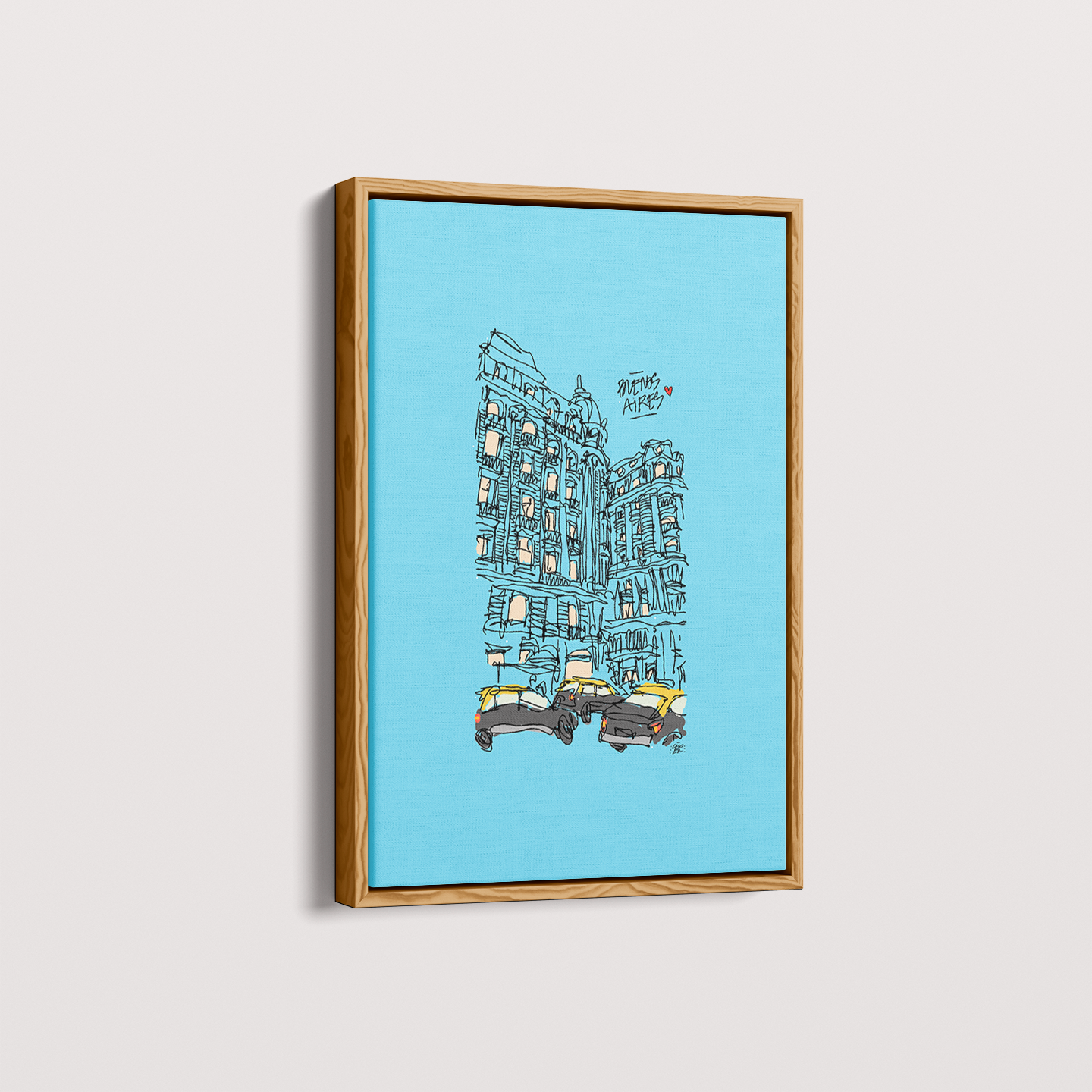 Quadro Buenos Aires II por Samuel Choer