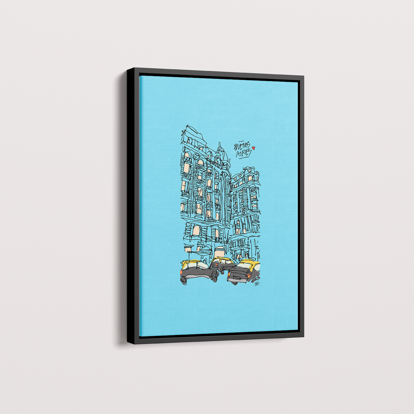 Quadro Buenos Aires II por Samuel Choer