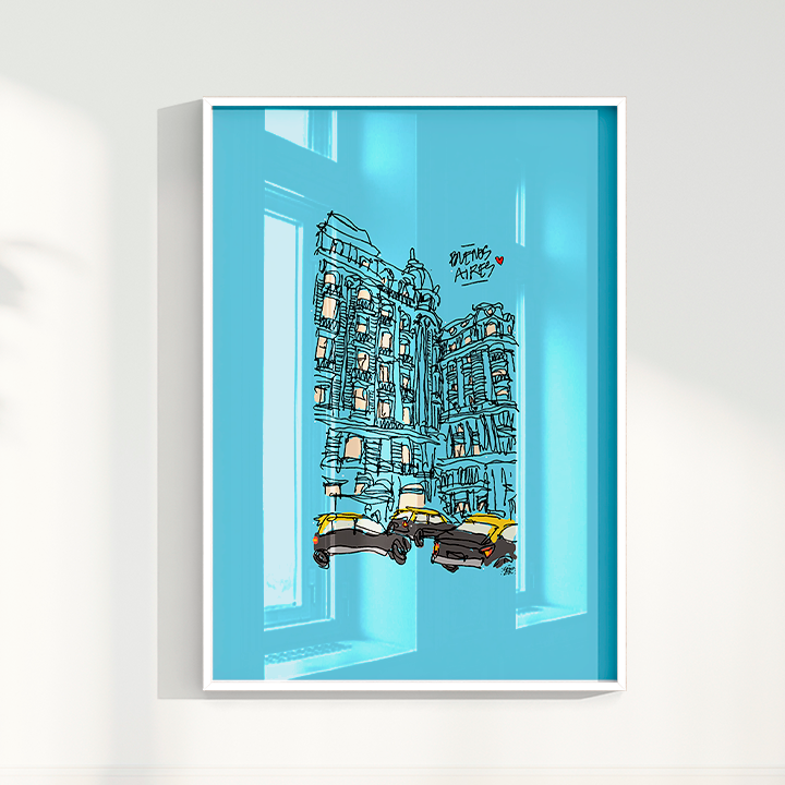 Quadro Buenos Aires II por Samuel Choer
