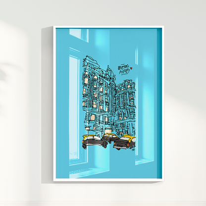 Quadro Buenos Aires II por Samuel Choer