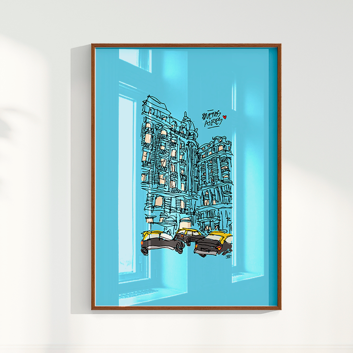 Quadro Buenos Aires II por Samuel Choer