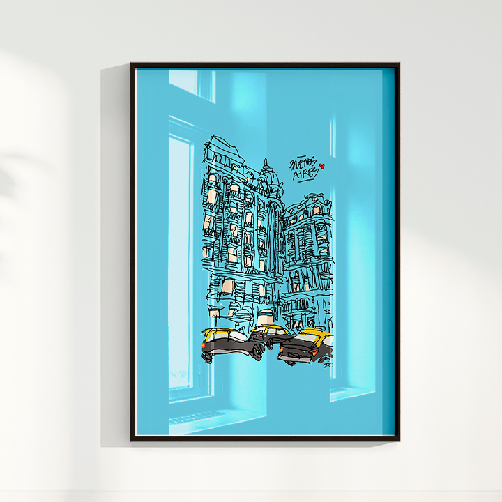 Quadro Buenos Aires II por Samuel Choer