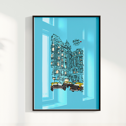 Quadro Buenos Aires II por Samuel Choer
