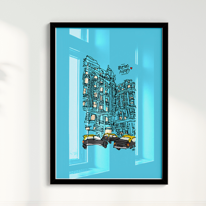 Quadro Buenos Aires II por Samuel Choer