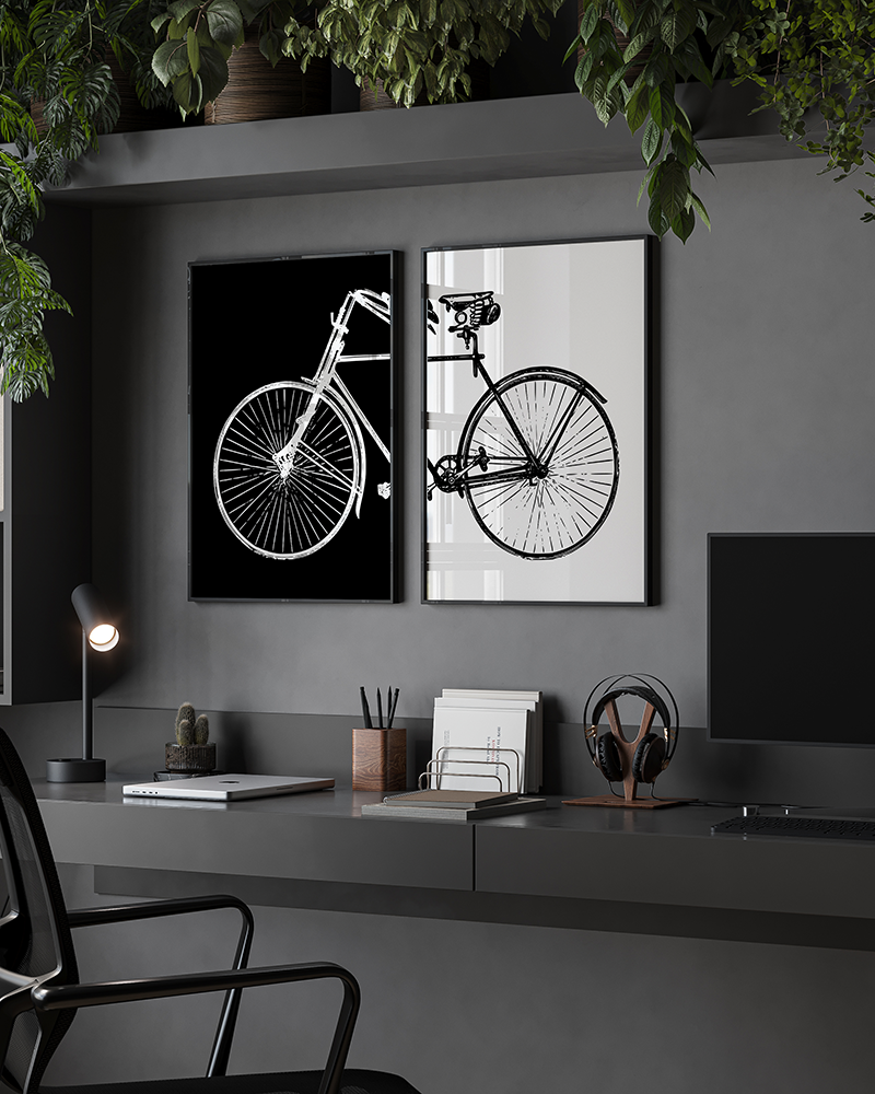 Composição Bike B&W - LARTESTUDIO