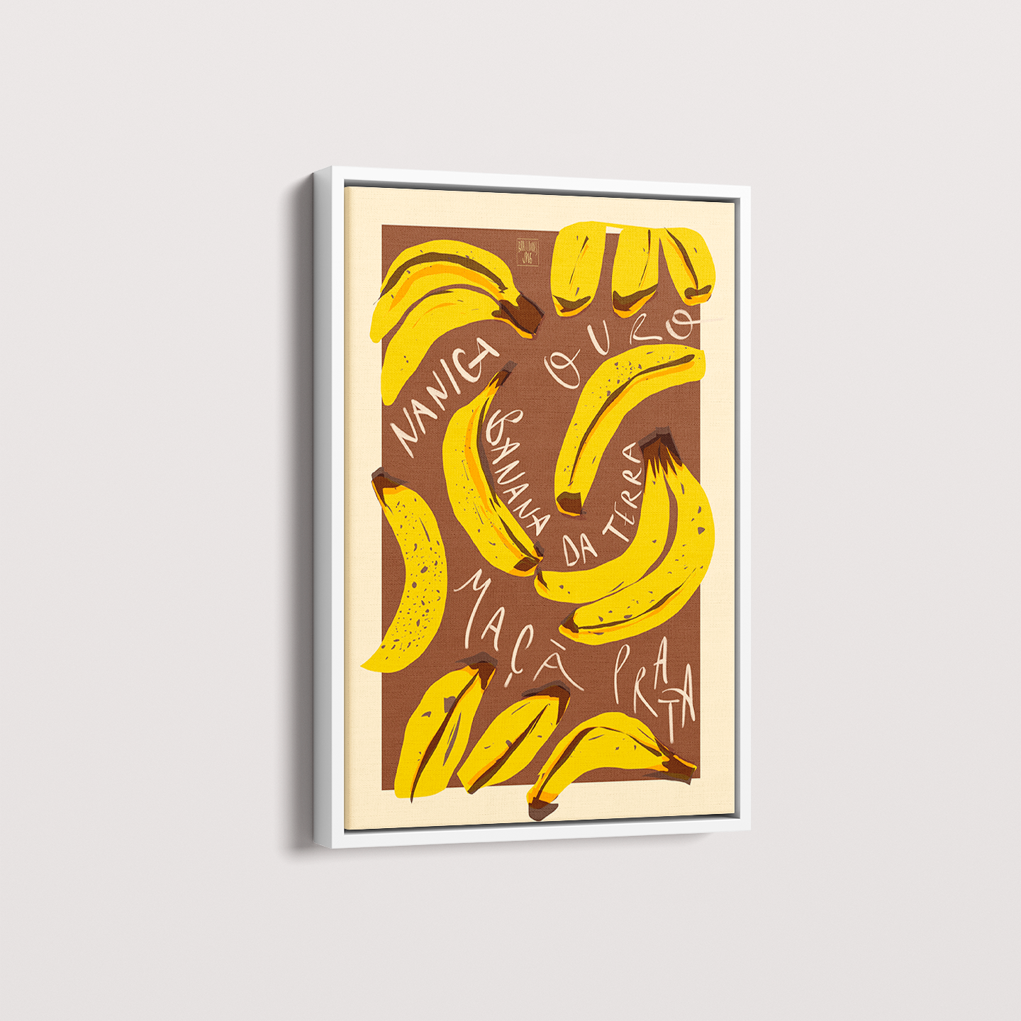 Quadro Banana por Jpeg Brasilidades