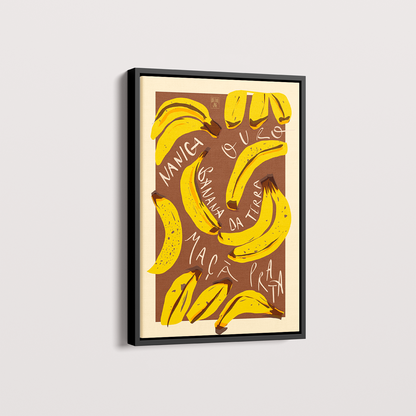 Quadro Banana por Jpeg Brasilidades