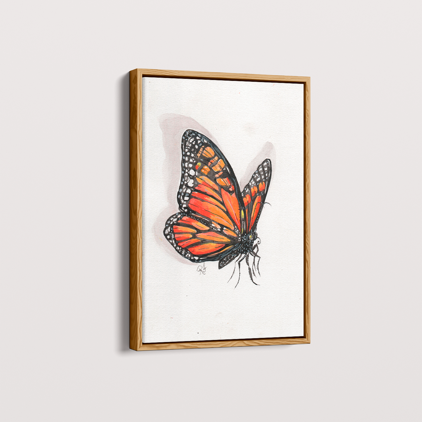 Borboleta I por aquarelando