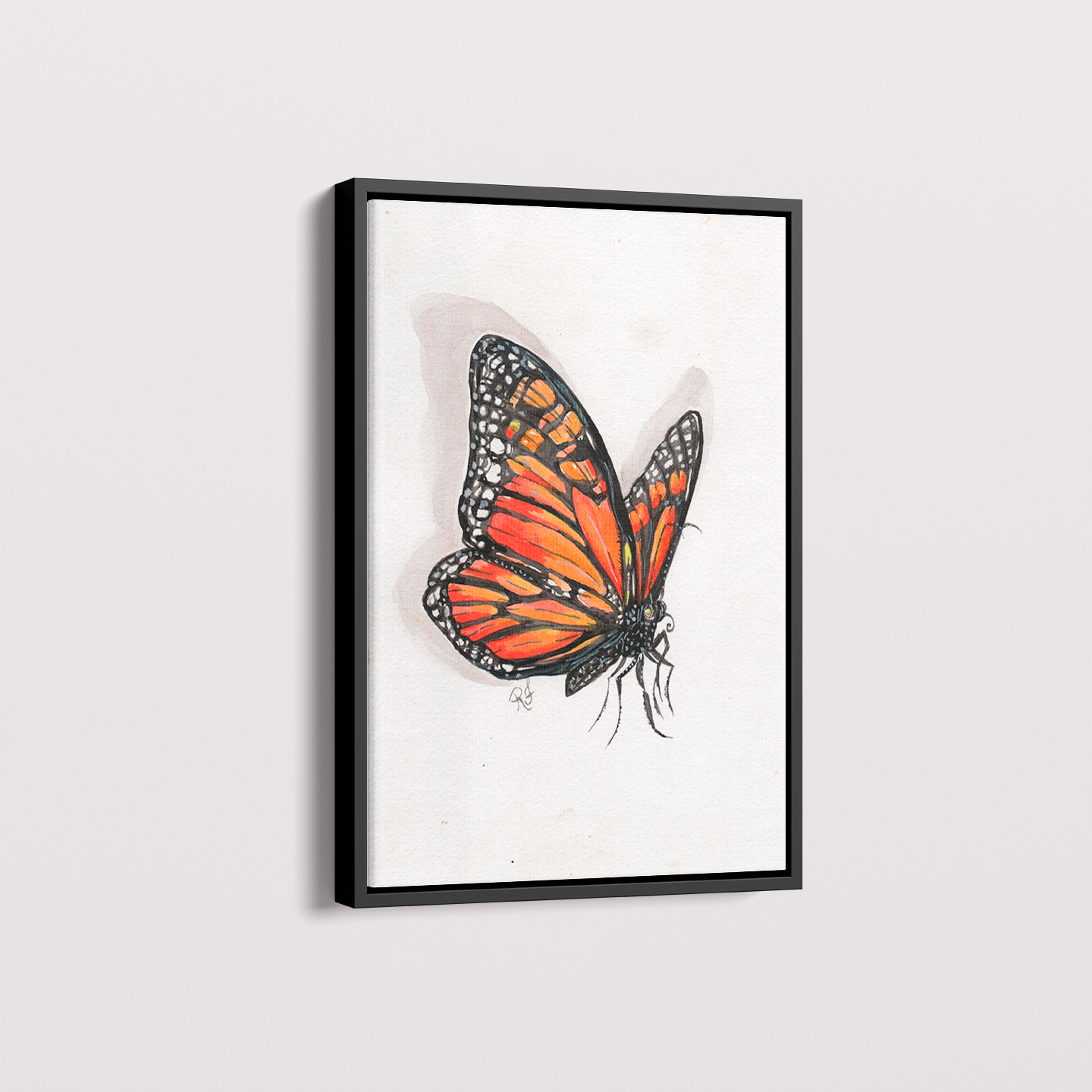 Borboleta I por aquarelando