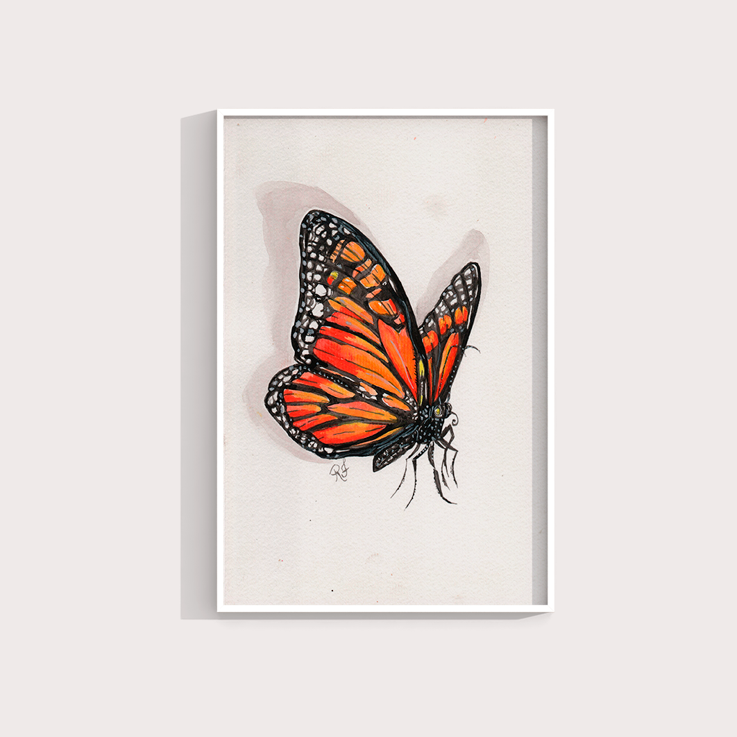 Borboleta I por aquarelando
