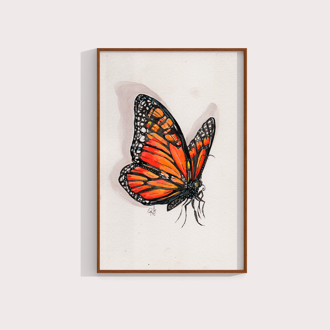 Borboleta I por aquarelando