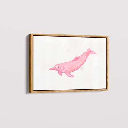 Quadro Boto cor de rosa por Rayana Karoline