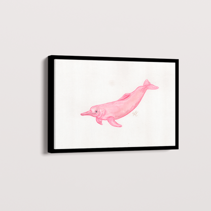 Quadro Boto cor de rosa por Rayana Karoline